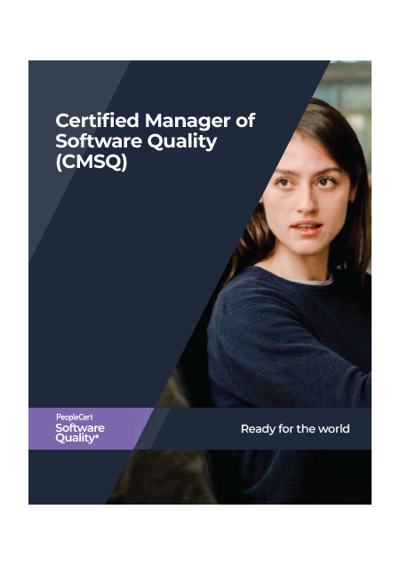 Certified Manager of Software Quality CMSQ Buch Book Publication